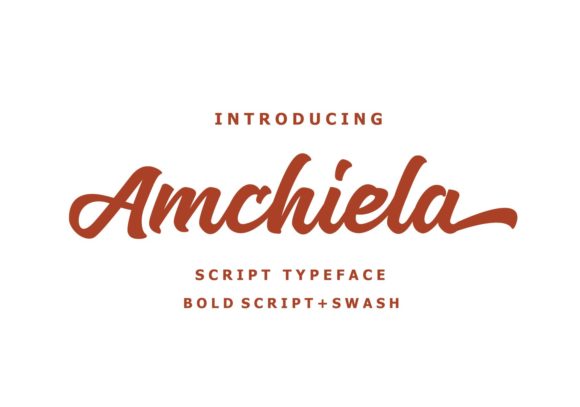Amchiela: A Handwritten Font for Digital Design