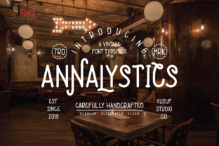 Annalystics: The Vintage Script Font for Bold Campaigns