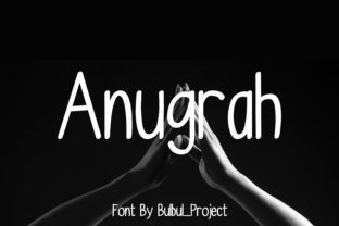 Anugrah: A Modern Script Font for Polished Branding