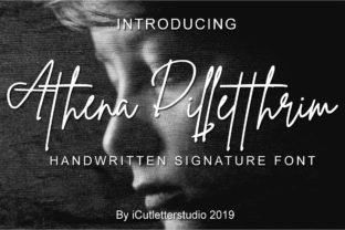 Athena Dilletthrim: A Modern Script Font for Editorial Design