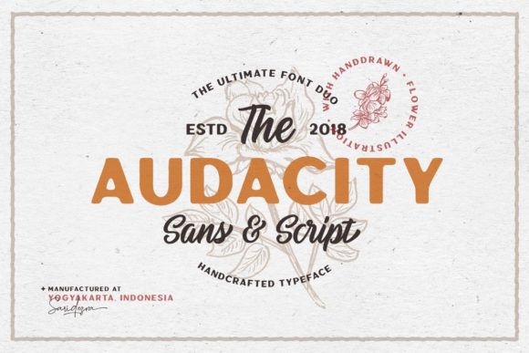 Audacity Duo: A Bold Font for Your Brand