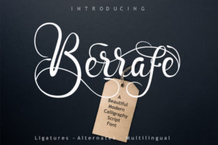 Berrafe: A Modern Script Font for Makers