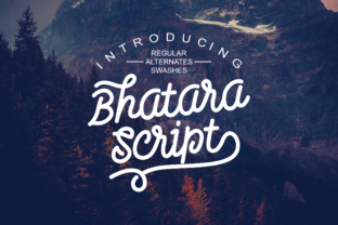 Bhatara: A Vintage Script Font for Handmade Creators