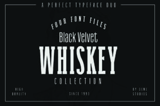Black Velvet: A Classic Serif Font for Branding