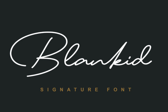 Blankid: A Signature Typeface for Campaigns