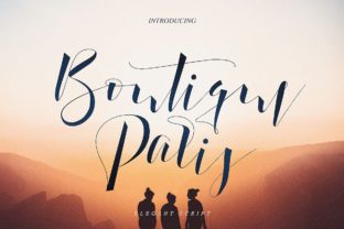 Boutique Paris: A Modern Calligraphy Font for Marketers