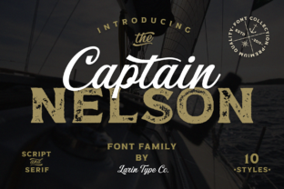 Captain Nelson: A Premium Display Font for Editorial Design