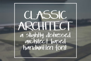 Classic Architect: A Distressed Sans Serif Font Review