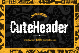 Cute Header: A Fun Yet Elegant Script Font for Branding
