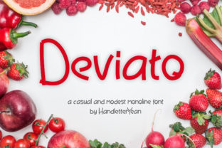 Deviato: A Monoline Script Font for Editorial Design