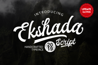 Ekshada: A Vintage-Inspired Display Font for Makers