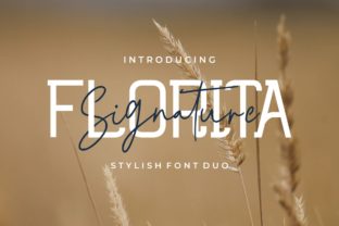 Florita Duo: A Premium Display Font for Editors