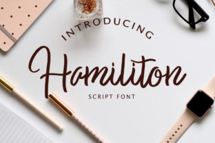 Hamiliton: A Romantic Script Font for Elegant Branding