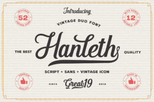Hanleth Family: A Premium Script Font for Web Design