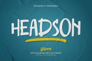 Headson: The Urban Script Font for Bold Branding