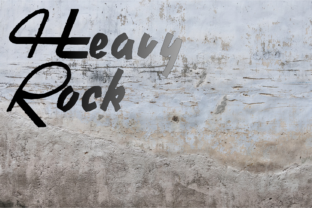 Heavy Rock: A Bold Display Font for Web Design