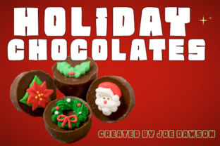 Holiday Chocolate: A Festive Display Font for Editors
