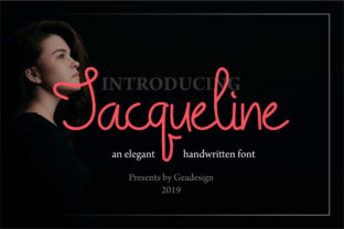Jacqueline: A Romantic Script Font for Editorial Design