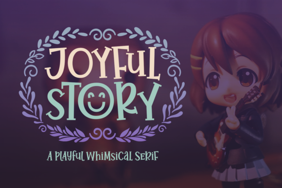 Joyful Story Font: A Playful Typeface for Social Campaigns