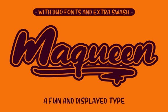 Maqueen Duo: A Friendly Font for Small Business Branding