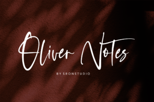 Oliver Notes: A Script Font for Polished Branding