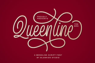 Queenline: A Bold Script Font for Modern Web Design