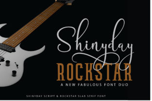 Shinyday Rockstar Duo: A Premium Display Font for Makers