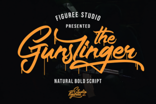The Gunslinger: A Bold Script Font for Web Design