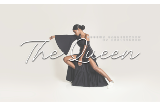 The Queen: A Fresh Handmade Calligraphy Font for Makers