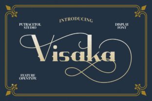 Visaka: A Dynamic Display Font for Editorial Design