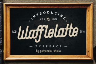 Waffle Latte Family: A Premium Display Font for Brands