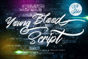 Young Blood: A Messy Grunge Script Font for Bold Campaigns
